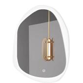 智能浴室镜LED不规则化妆镜挂墙发光卫生间镜洗手间带灯异形镜子