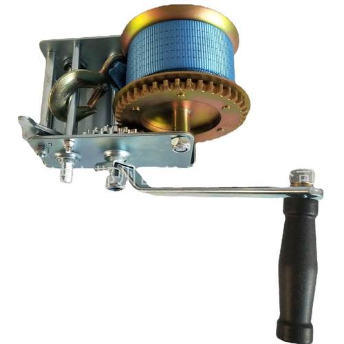 手动绞盘绞车厂家销售3500LBS钢丝款多规格拖车绞盘