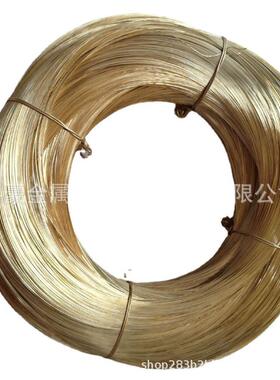 直销H62黄铜线调直1.2mmh65黄铜线手工软线0.3-1mm加工校直细铜丝
