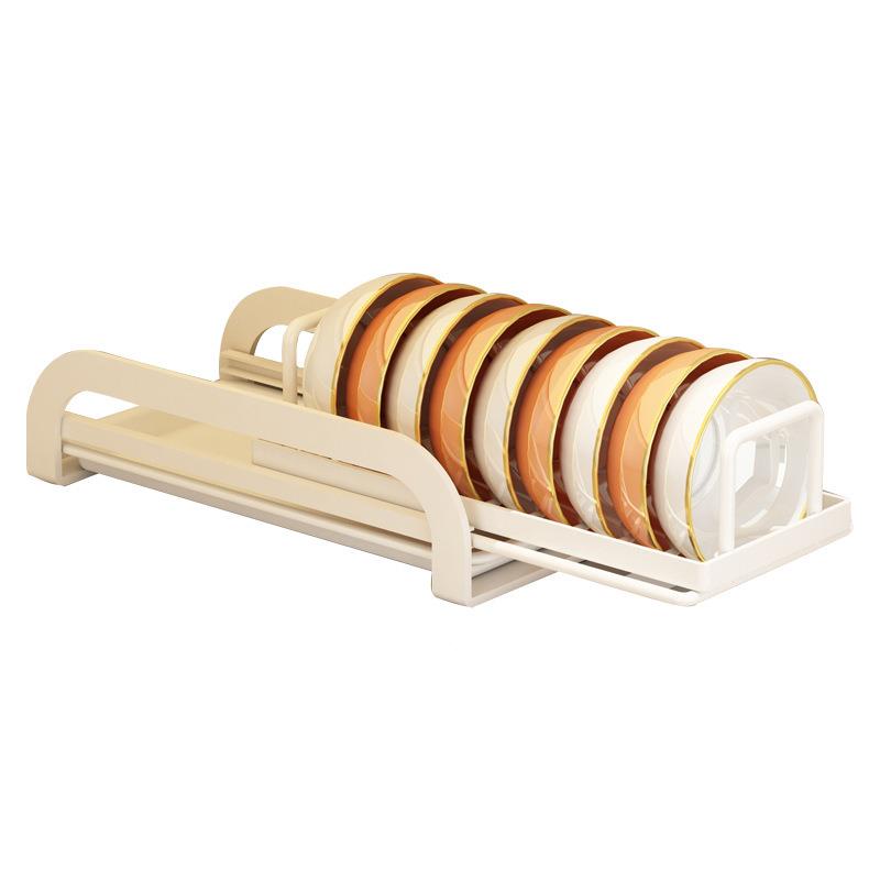 分架层碗盘橱柜内抽拉碗架厨房碟CL-3001D柜内碗碟内置式拉篮