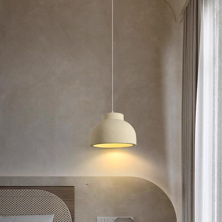 创意日式灯侘寂风工风作室餐厅微水泥吊灯油客厅卧室设奶计师吊灯