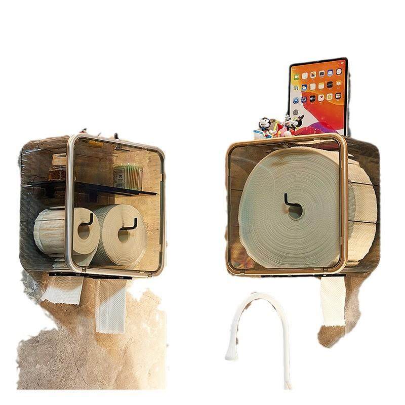 定制壁挂纸巾盒大卷纸盒壁挂式大盘纸盒厕所卷纸筒免打孔厕纸盒,收纳整理,纸巾架,淘宝优惠券,粉丝福利购,淘宝优惠卷