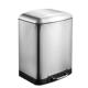 厨房垃圾桶带盖脚踩式 不锈钢大号家用有盖防臭商用酒店脚踏垃圾箱