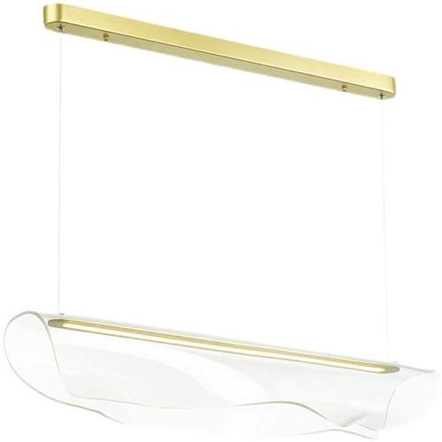 法式设计师轻奢餐厅灯具高级感展厅灯前台吧台灯办公室餐桌长条灯