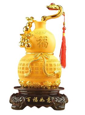 葫芦摆件招财百福如意家居家居客厅酒柜装饰品乔迁开业礼品