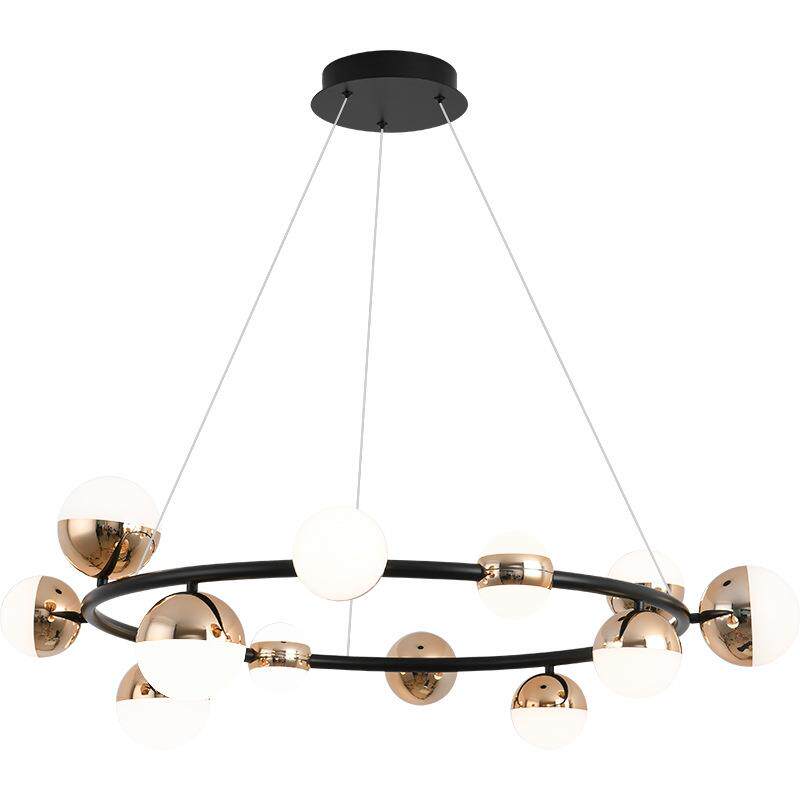 北欧客厅灯魔豆吊灯分子客厅简约创意餐厅卧室灯具工厂家可调高度