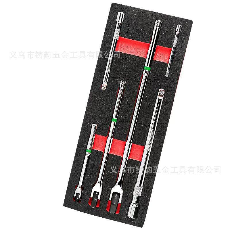 加长接杆延长加力杆1/2大飞3/8中1/4小号F杆活动转向手柄套筒扳手