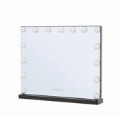 酒店桌面带灯泡发光化妆镜led灯台式 简约梳妆镜好莱坞镜子