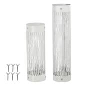 柴火炉烟囱防烫网罩烟筒隔热管不锈钢烟管防烫网多孔防烫网