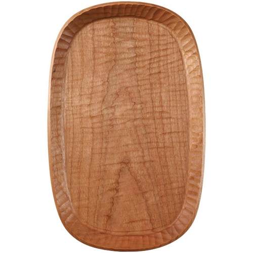 日式木制茶盘实木雕刻果盘简约功夫茶具托盘胡桃木点心盘创意茶盘