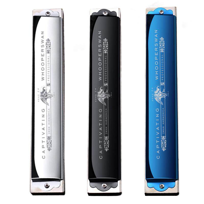 德国进口音簧24孔复音C调口琴高端成人专业演奏级初学者学生入门