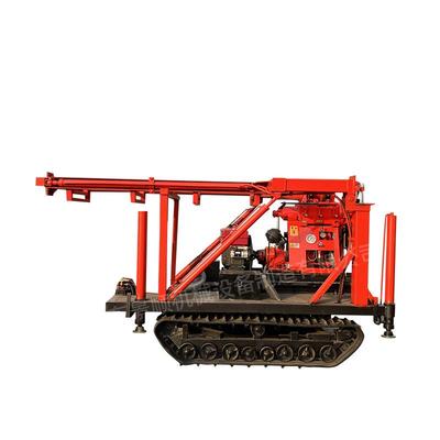 柴油液压履带打井机XY地质勘探岩芯液压钻机小型土层岩石钻井机