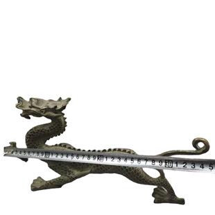 古董古玩仿古铜加厚老铜立体龙摆件铜器怀旧乡下收藏老货老物件