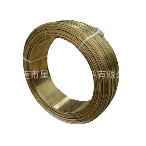 H65装饰黄铜扁线四方黄铜条光亮黄铜压条2*4mm定尺切割黄铜排铜棍