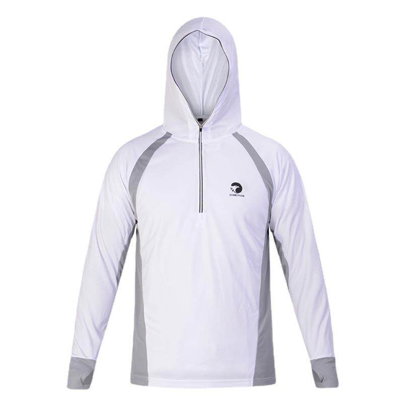 夏季钓鱼服超薄速干透气长袖防纹服垂钓服防紫外线套装裤男防晒衣