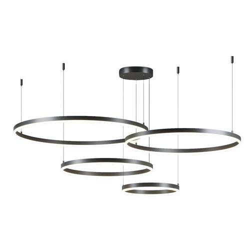 极简灯具北欧客厅吊灯现代简约风大气设计师圆环圆圈圆形大厅主灯