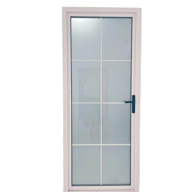 厂家平开门洗手间厕所门卫生间磨砂玻璃极窄平开门室内浴室玻璃门