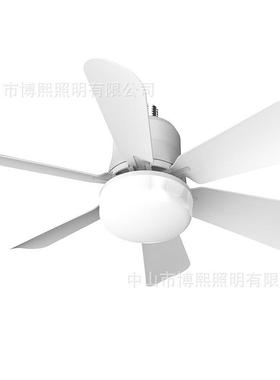 热VJK销27螺口带灯和遥D控家用静音可拆扇叶卸E厨房卧室LE风扇灯