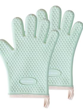 防烫手套厨房隔热手套加厚硅胶耐高温防滑CFST001防烫手套