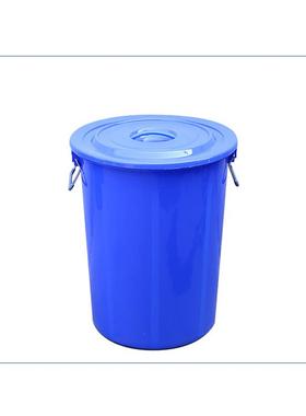 10L塑料水桶带盖铁P柄桶车0间NIV杂物垃圾桶酒厨店房储水胶桶P全