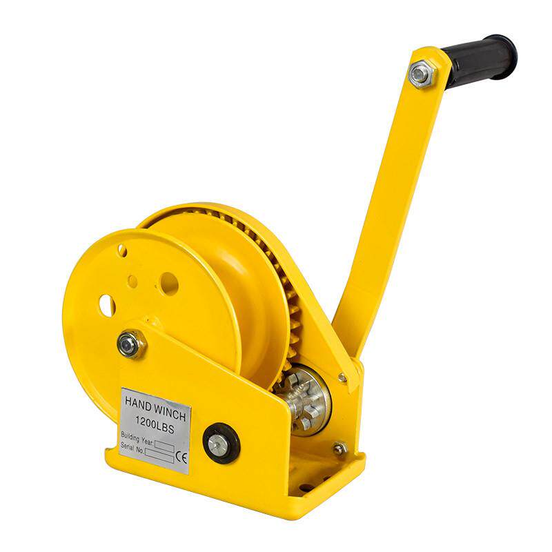 双向自锁刹车式手摇绞盘便携式家用吊机提升卷扬机手动手摇绞盘