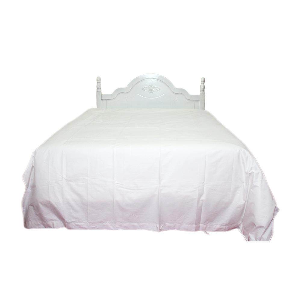 60支全棉贡缎酒店四件套宾馆民宿酒店布草白色床单被套床品套件