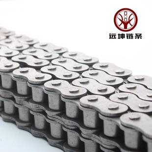 20B三排1锰钢滚子2链0B-1-48L节距L3.75短传动链带C接头静音链条