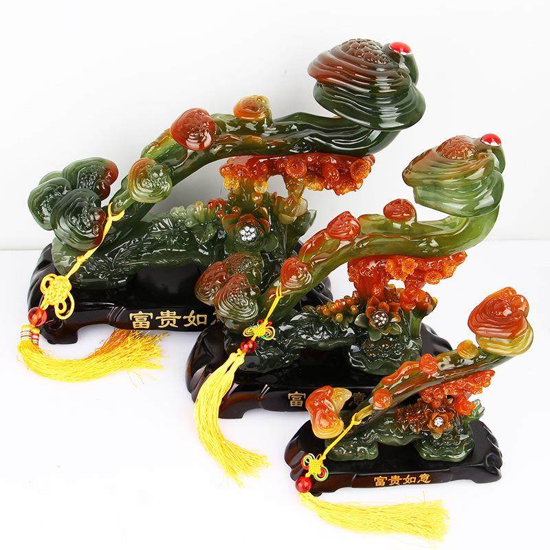 酒富贵如意摆件家居客厅视柜柜装电饰工艺品乔婚庆新房迁HKW礼品,家居饰品,装饰摆件,淘宝优惠券,粉丝福利购,淘宝优惠卷