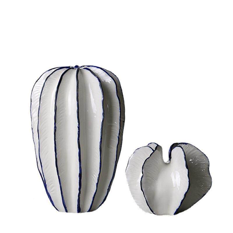 杨桃厂礼陶瓷花瓶摆件isn轻奢客厅玄关GAO酒店民宿装饰品乔迁物供,橡塑材料及制品,工业陶瓷,淘宝优惠券,粉丝福利购,淘宝优惠卷