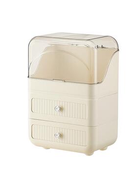 CN-24731化品收台纳盒桌面防尘梳妆置架高级感妆口红化妆物刷护肤