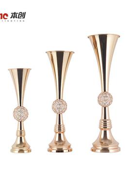 圣DSL诞工艺摆件酒店餐桌结婚装花饰瓶意婚礼生日创现布置花场器