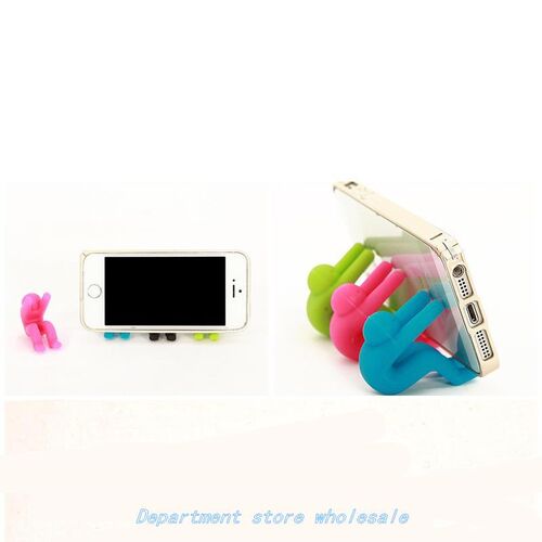 极速2PcS Silicone niverSAl Mobile PHone Holder Anti-overflow