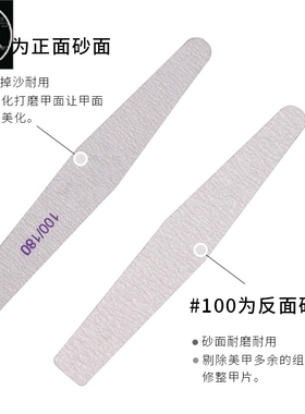 好货5Pcs/Set Nail file 100/180 Sandpaper nail file Sanding f