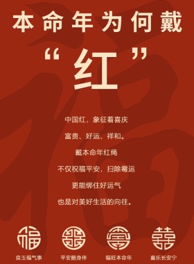 速发本命年红绳手链202兔年十二生肖男士款编织手绳礼物属兔护符
