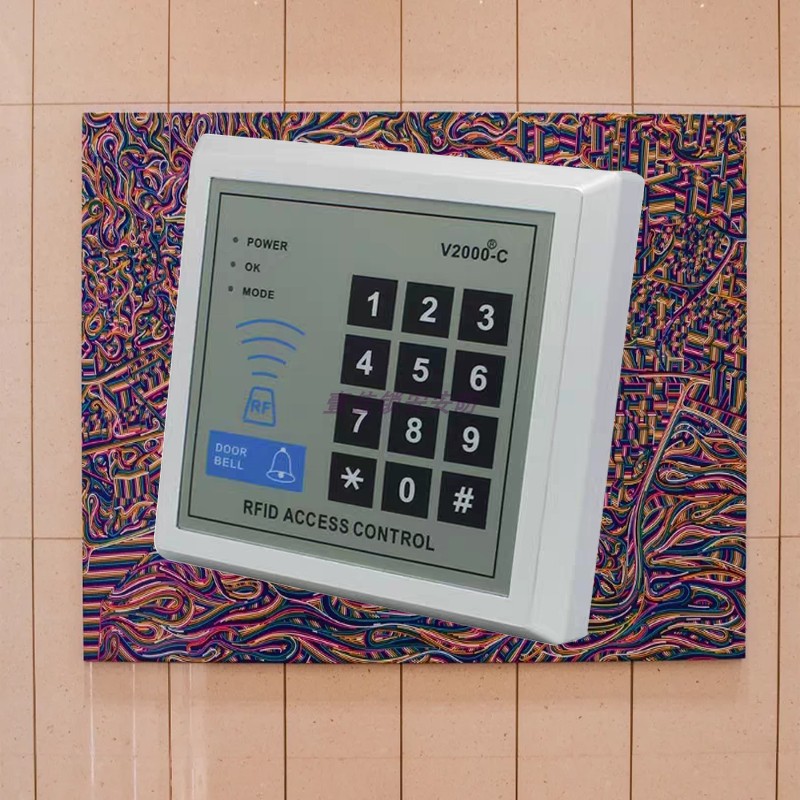 速发密码刷禁VI00单门门制器2D匙扣开控机屋刷卡系统