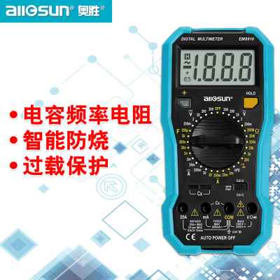 速发新品奥胜电容智能频率用电表数字高精度多功能防烧家用能维修