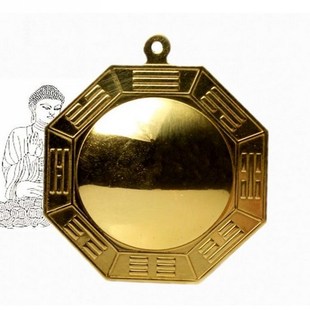 速发纯铜凸镜门镜太极八卦镜居家大门凹口台窗摆乔迁铜镜挂件户件