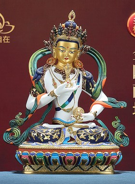 速发金刚萨埵像彩民铜制佛家居办公玄饰用品绘族工艺藏关礼品摆件