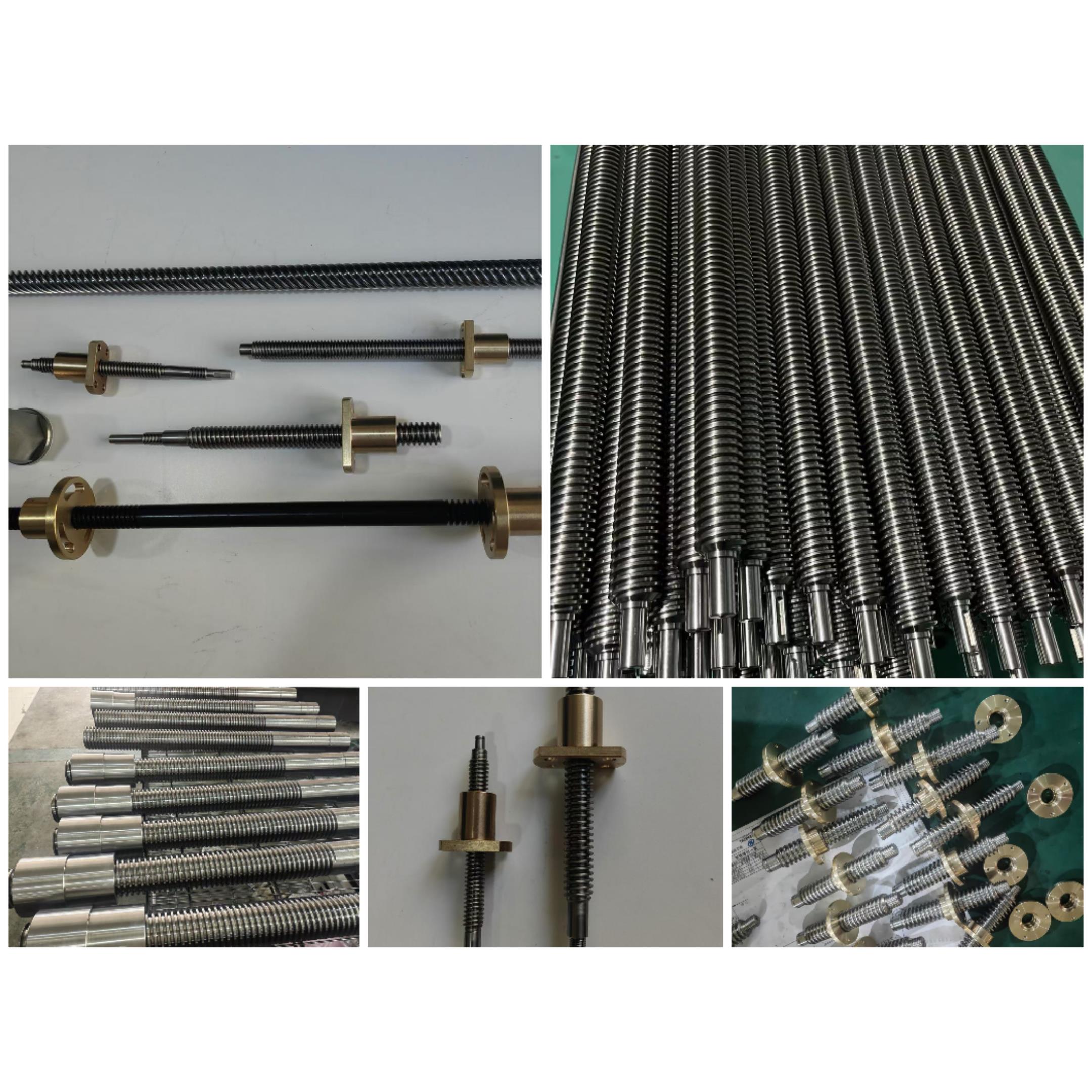 定做丝杆非标定制梯形丝杆精密T型丝杠螺丝杆T形不锈钢正反牙螺杆