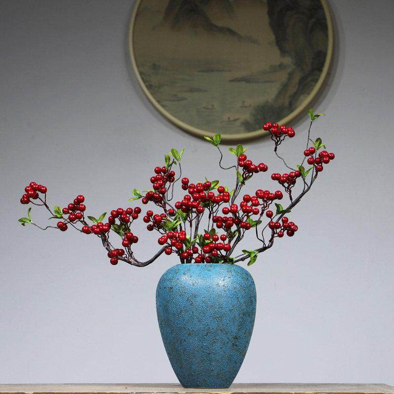 现代新中式陶瓷花瓶摆件创意客厅插花电视柜玄关禅意覆古家居装饰,家居饰品,花瓶,淘宝优惠券,粉丝福利购,淘宝优惠卷