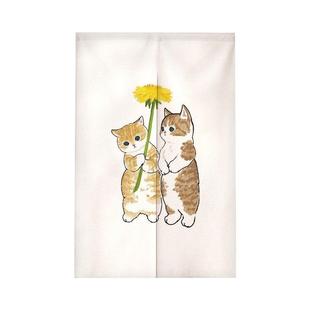 卡通门帘隔断帘厨房遮挡玄关厕所卧室北欧风布帘装饰家用布艺挂帘