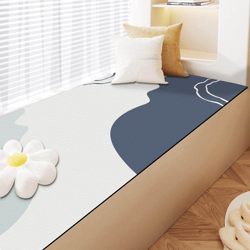 定做窗台垫子北欧风皮革飘窗垫皮质阳台四季通用自由裁剪可擦防水,居家布艺,飘窗垫,淘宝优惠券,粉丝福利购,淘宝优惠卷