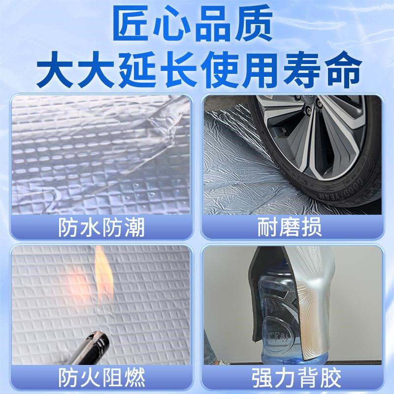 隔热棉挤塑板保温棉耐高温防火布阳光房楼顶屋顶隔热膜铝箔隔热板