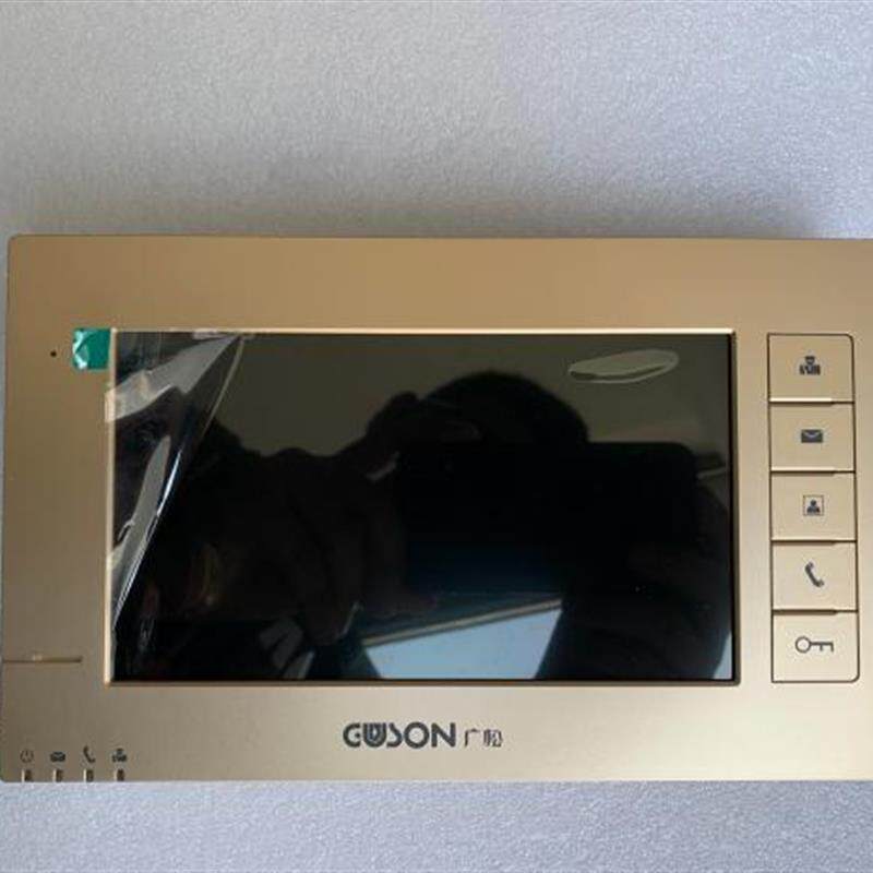 广松 门禁c5系统室内机通用振威网线系统金色 振威楼宇对讲通用型