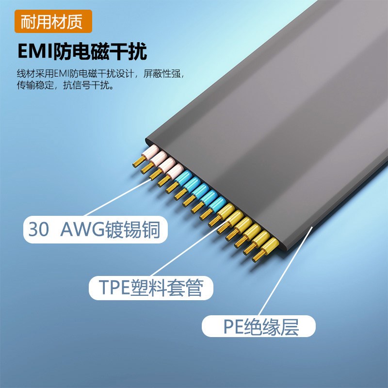 M.2 A+E key转PCI-E1X/4X/8X/16X接口延长线,净线长20CM