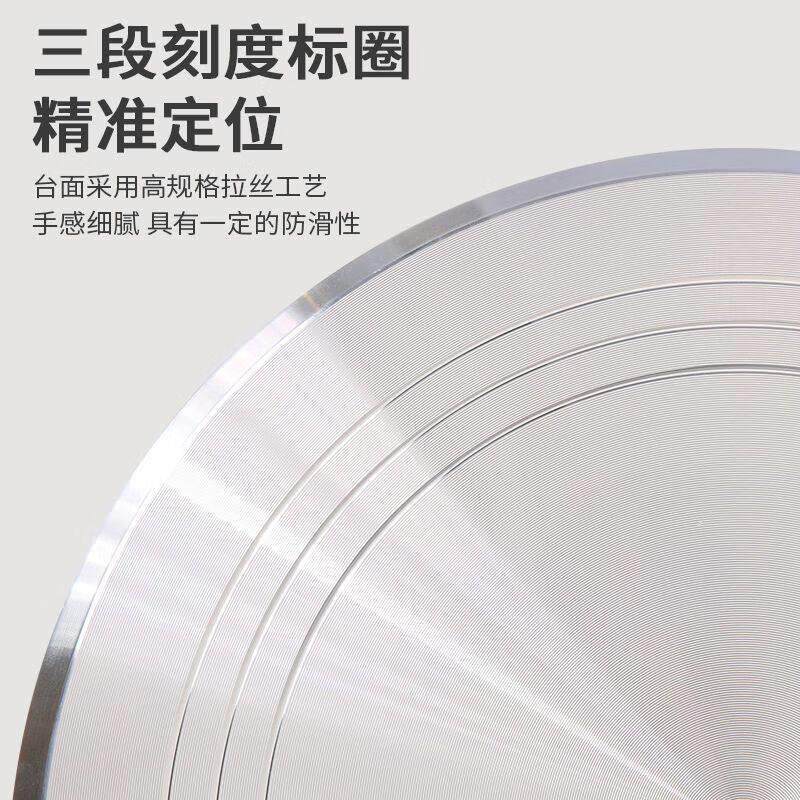 蛋糕转台裱花台转盘旋转蛋糕底盘托 托台烘焙模具铝合金10英寸天