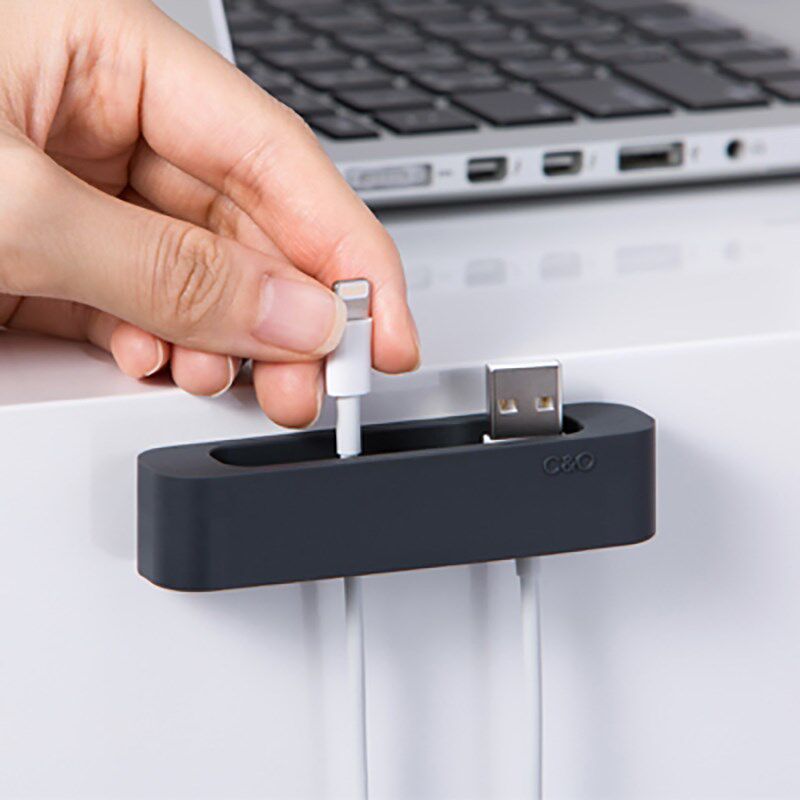 韩国SYSMAX CABLE WALL系列桌面理线器数据线充电线整理收纳办公