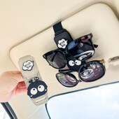 汽车遮阳板双用眼镜夹内饰全车载挂眼镜太阳镜墨镜盒好物收纳夹子