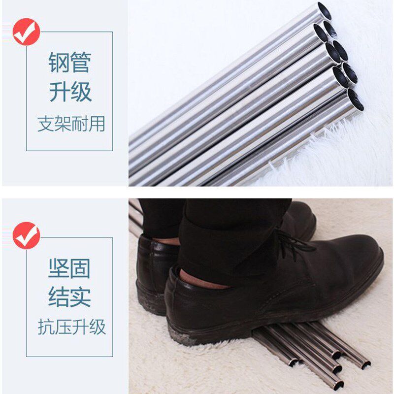 可伸缩学生宿舍床帘支架上下铺单人床遮光布寝室蚊帐不锈钢撑杆子