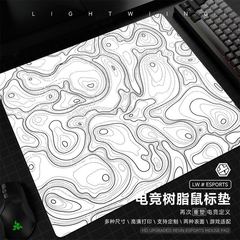 【可定制图案不加钱】树脂鼠标垫